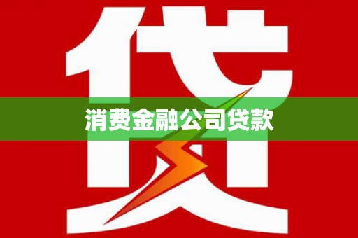 苑里消费金融公司贷款
