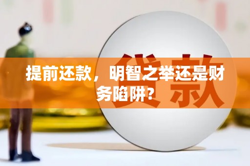 苑里提前还款，明智之举还是财务陷阱？