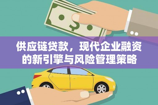苑里供应链贷款，现代企业融资的新引擎与风险管理策略