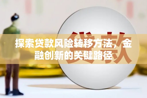 苑里探索贷款风险转移方法，金融创新的关键路径