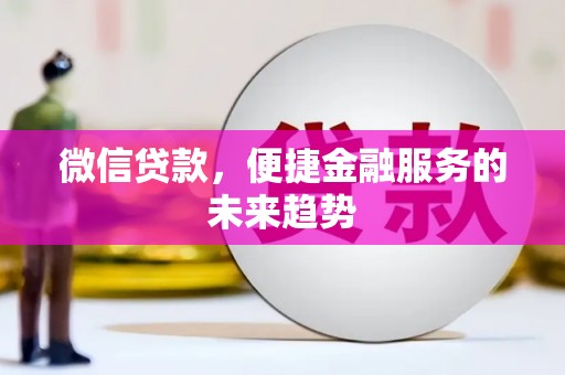 苑里微信贷款，便捷金融服务的未来趋势