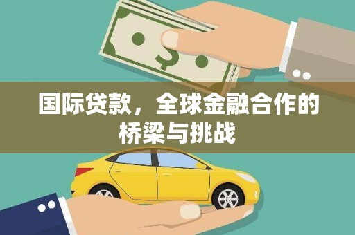 苑里国际贷款，全球金融合作的桥梁与挑战