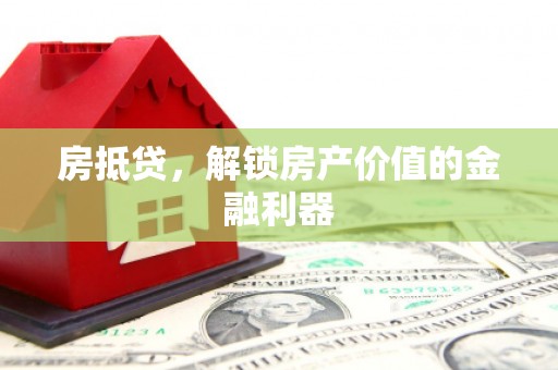 苑里房抵贷，解锁房产价值的金融利器