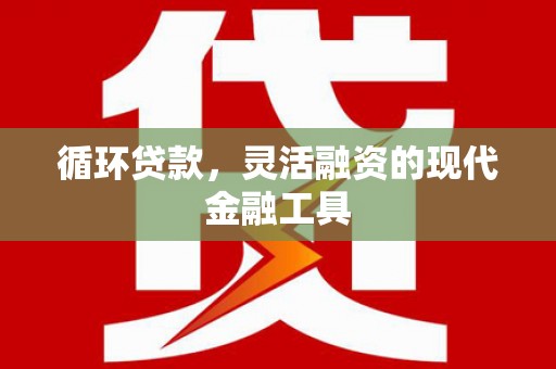 苑里循环贷款，灵活融资的现代金融工具