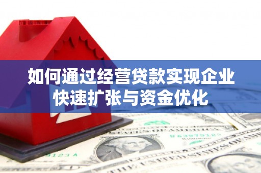 苑里如何通过经营贷款实现企业快速扩张与资金优化