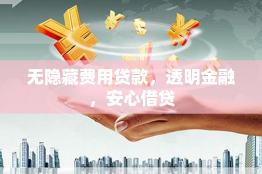 苑里无隐藏费用贷款，透明金融，安心借贷