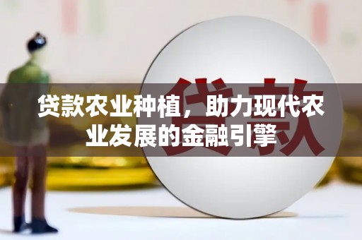 苑里贷款农业种植，助力现代农业发展的金融引擎