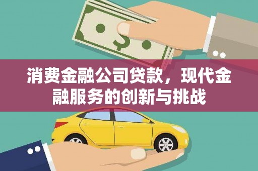 苑里消费金融公司贷款，现代金融服务的创新与挑战