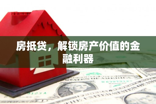 苑里房抵贷，解锁房产价值的金融利器