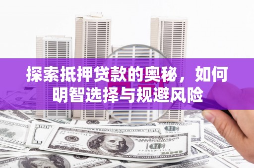 苑里探索抵押贷款的奥秘，如何明智选择与规避风险