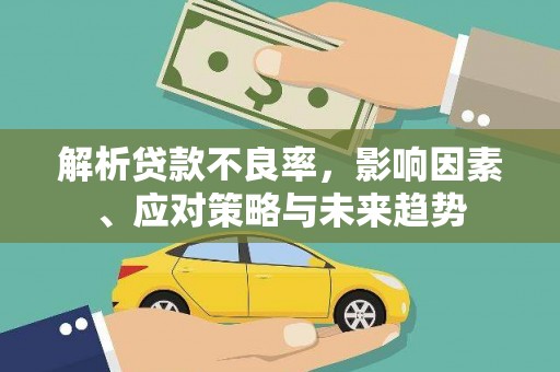 苑里解析贷款不良率，影响因素、应对策略与未来趋势