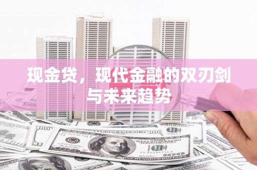 苑里现金贷，现代金融的双刃剑与未来趋势