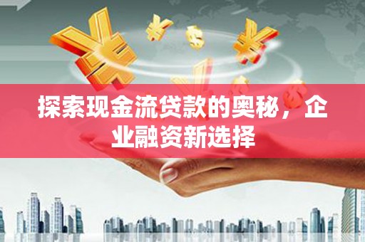 苑里探索现金流贷款的奥秘，企业融资新选择