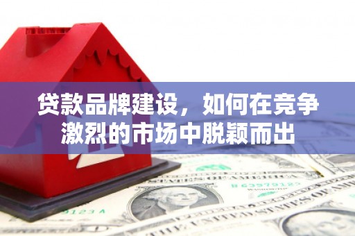 苑里贷款品牌建设，如何在竞争激烈的市场中脱颖而出