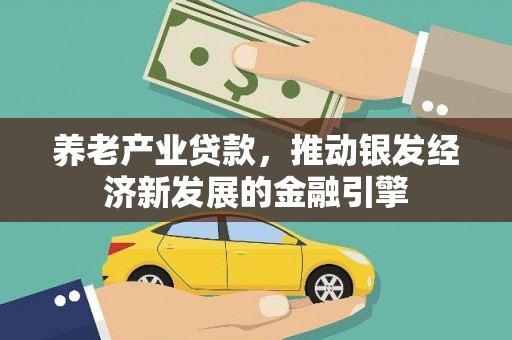 苑里养老产业贷款，推动银发经济新发展的金融引擎