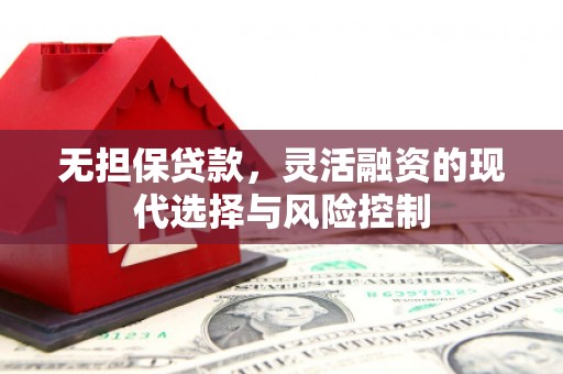 苑里无担保贷款，灵活融资的现代选择与风险控制