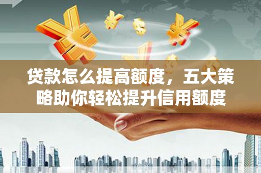 苑里贷款怎么提高额度，五大策略助你轻松提升信用额度