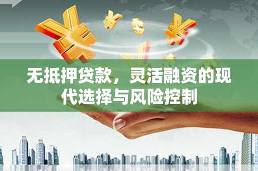 苑里无抵押贷款，灵活融资的现代选择与风险控制