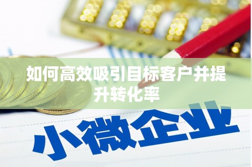 苑里如何高效吸引目标客户并提升转化率