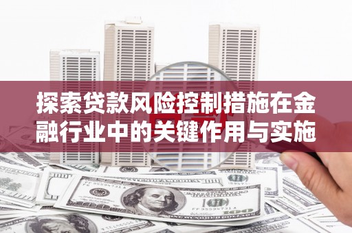 苑里探索贷款风险控制措施在金融行业中的关键作用与实施策略