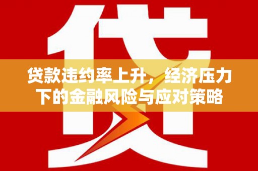 苑里贷款违约率上升，经济压力下的金融风险与应对策略