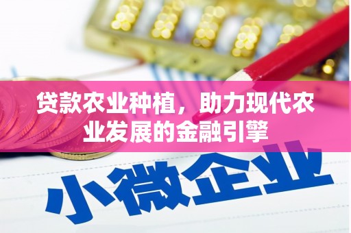 苑里贷款农业种植，助力现代农业发展的金融引擎