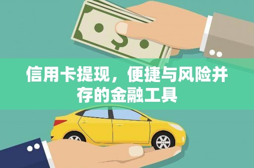 苑里信用卡提现，便捷与风险并存的金融工具