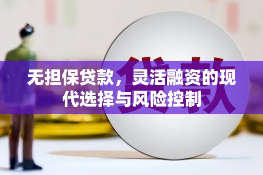 苑里无担保贷款，灵活融资的现代选择与风险控制