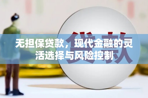 苑里无担保贷款，现代金融的灵活选择与风险控制