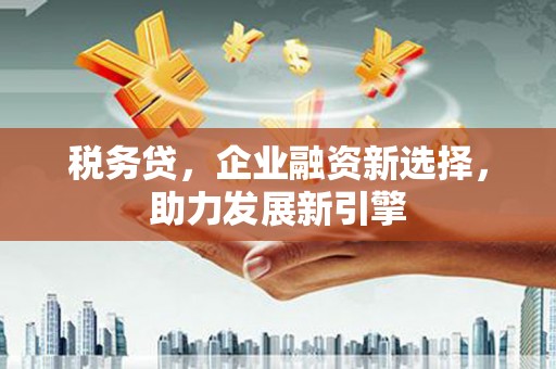 苑里税务贷，企业融资新选择，助力发展新引擎