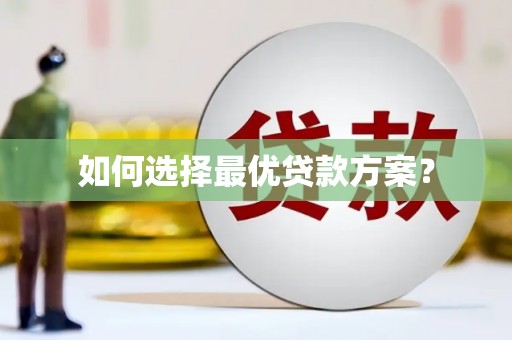 苑里如何选择最优贷款方案？