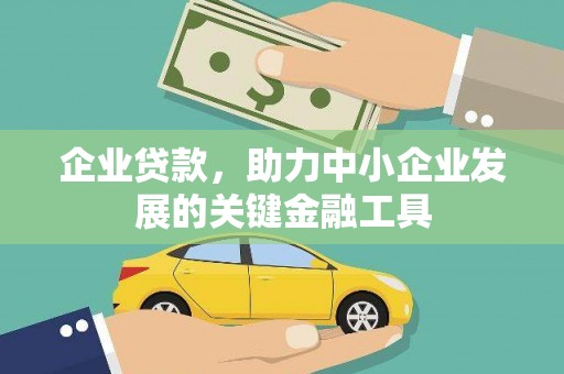 苑里企业贷款，助力中小企业发展的关键金融工具