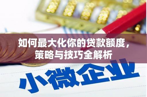 苑里如何最大化你的贷款额度，策略与技巧全解析