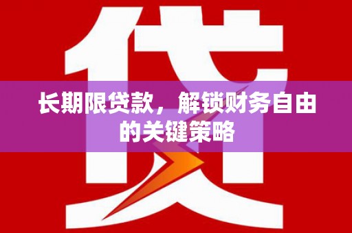 苑里长期限贷款，解锁财务自由的关键策略