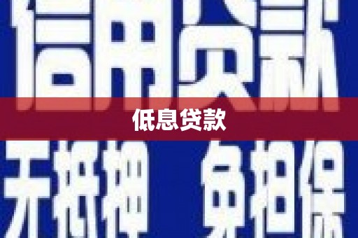 苑里低息贷款