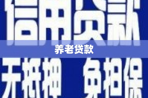 苑里养老贷款