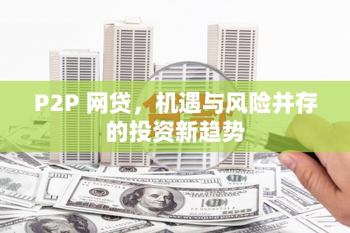 苑里P2P 网贷，机遇与风险并存的投资新趋势