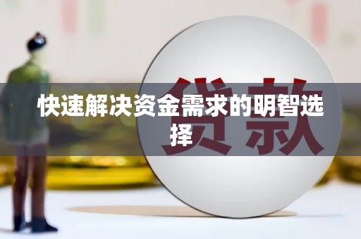 苑里快速解决资金需求的明智选择